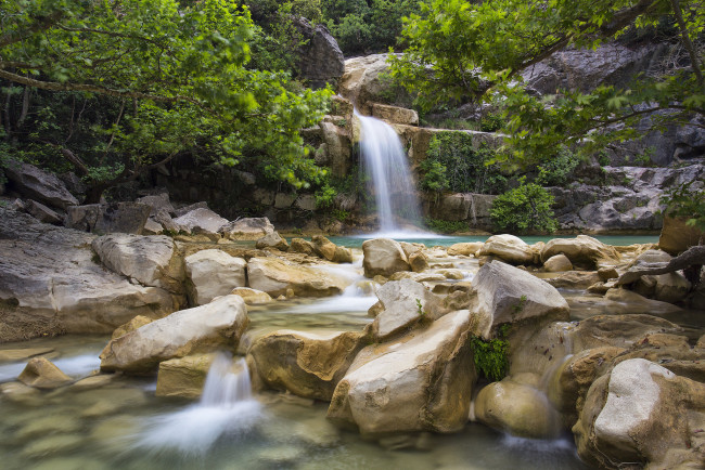 Обои картинки фото природа, водопады, простор