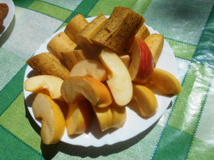 Картинка еда бананы яблоки