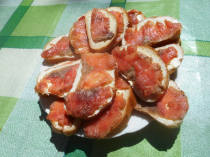 Картинка еда бутерброды +гамбургеры +канапе рыба хлеб