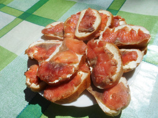 Картинка еда бутерброды +гамбургеры +канапе рыба хлеб