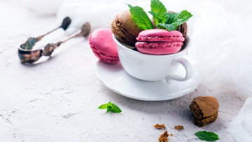 Картинка еда макаруны ассорти печенье лакомство