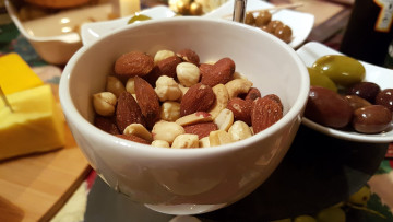 Картинка еда орехи +каштаны +какао-бобы