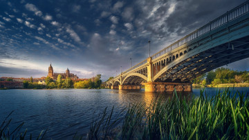 Картинка саламанка испания города -+мосты