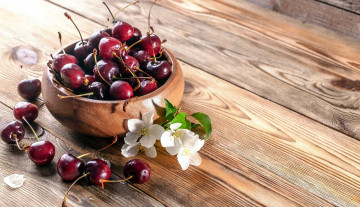 Картинка еда вишня +черешня черешня