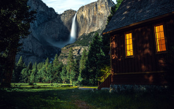 Картинка города -+пейзажи водопад