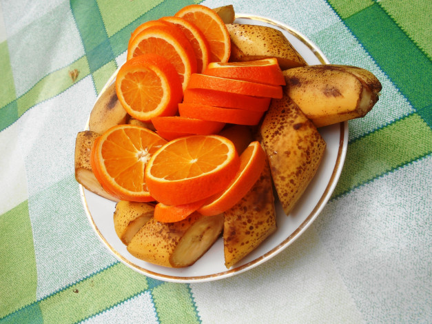 Обои картинки фото еда, бананы, яблоки