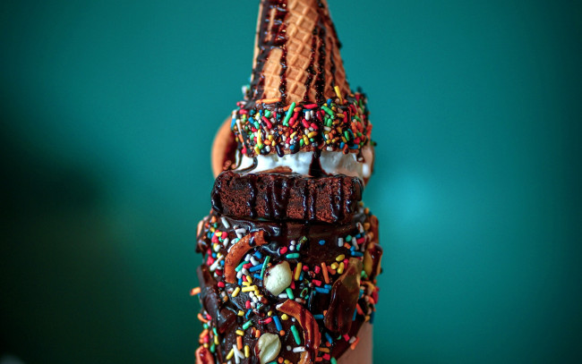 Обои картинки фото еда, мороженое,  десерты