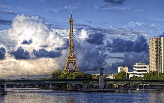 Обои картинки фото города, париж , франция, башня