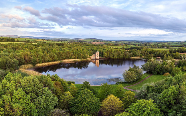 Обои картинки фото природа, парк, озеро