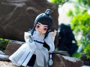 обоя разное, куклы, вэй, усянь, кукла, кувшин, камни