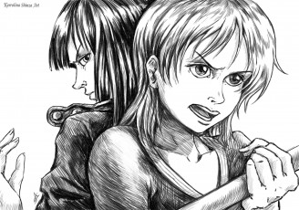 Картинка аниме one+piece девушки