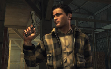 Картинка видео+игры mafia+ii мужчина пистолет склад