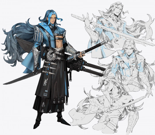 Обои картинки фото фэнтези, люди, парень, оружие