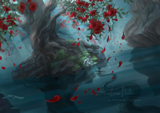 обоя рисованное, кино,  мультфильмы, лань, ванцзи, манга