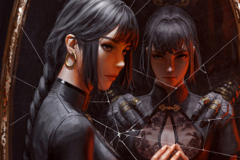 обоя фэнтези, _guweiz, девушка