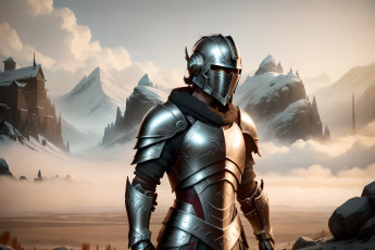 Картинка фэнтези роботы +киборги +механизмы нейросети графика нейроарт ai art нейронные сети рисунки нейро искусство