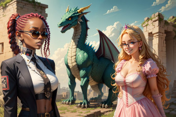 Картинка фэнтези красавицы+и+чудовища нейросети графика нейроарт ai art нейронные сети рисунки нейро искусство