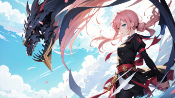 Картинка аниме животные +существа нейросети графика нейроарт ai art нейронные сети рисунки нейро искусство девушка