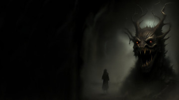 Картинка фэнтези демоны нейросети графика нейроарт ai art нейронные сети рисунки нейро искусство ужас