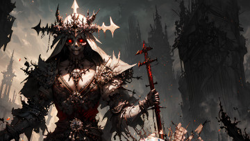 Картинка фэнтези нежить нейросети графика нейроарт ai art нейронные сети рисунки нейро искусство