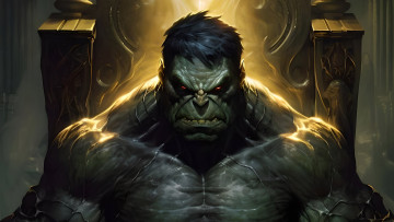 Картинка рисованное комиксы нейросети графика нейроарт ai art нейронные сети рисунки нейро искусство халк