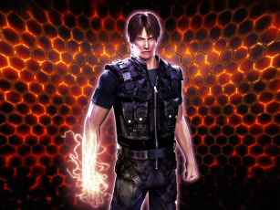 обоя видео игры, breakdown, парень, разгрузка, магия, соты