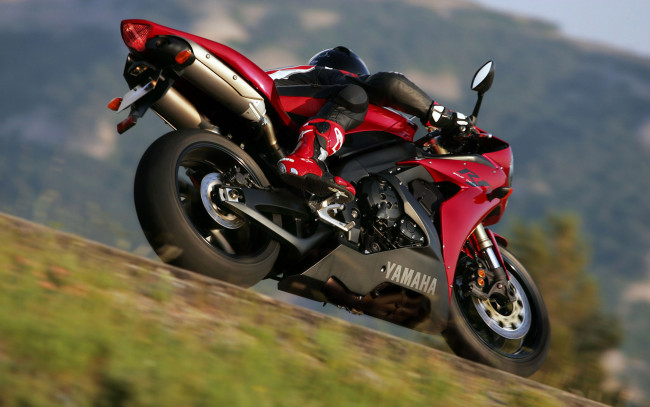 Обои картинки фото мотоциклы, yamaha