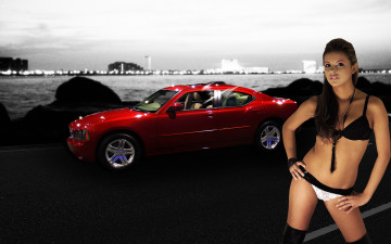 Картинка автомобили авто девушками