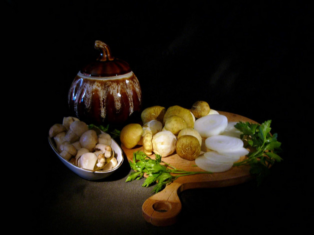 Обои картинки фото еда, грибы, грибные, блюда