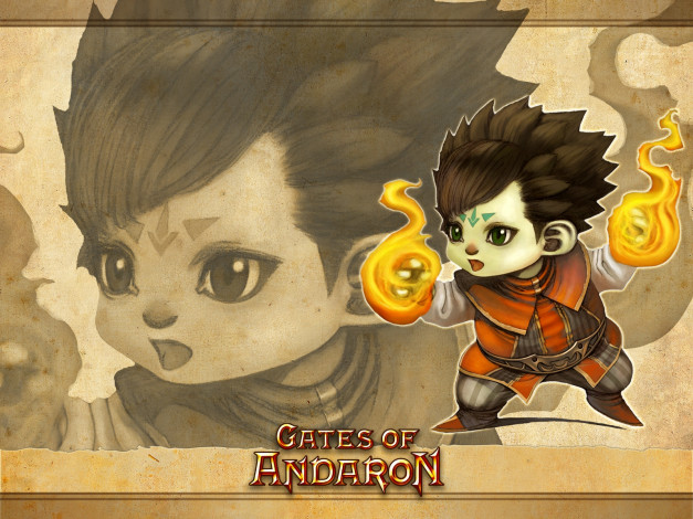 Обои картинки фото gates, of, andaron, видео, игры