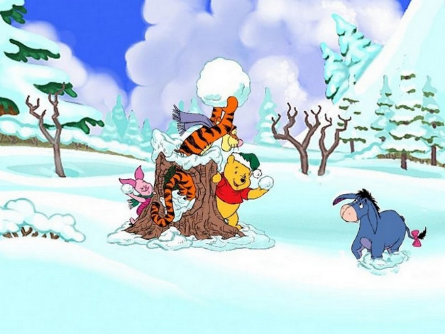 Обои картинки фото мультфильмы, winnie, the, pooh