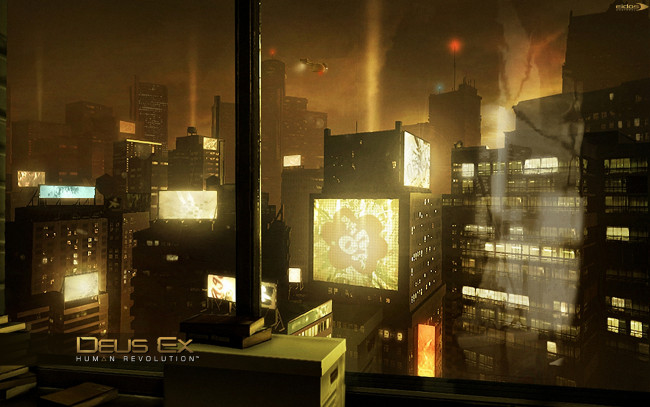 Обои картинки фото deus, ex, human, revolution, видео, игры