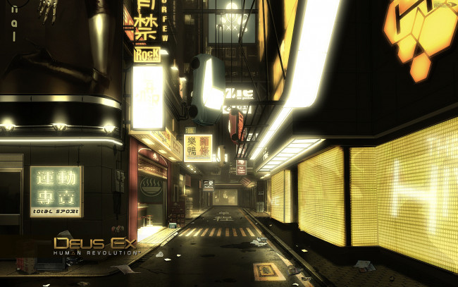 Обои картинки фото deus, ex, human, revolution, видео, игры