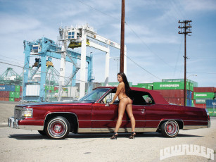 Картинка автомобили авто девушками natalia salloum cadillac