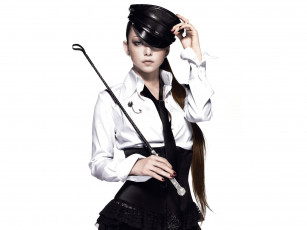 Картинка _Unsort+-НЕ+ВЫБИРАТЬ++ девушки  не выбирать галстук блузка кепка хлыст namie+amuro