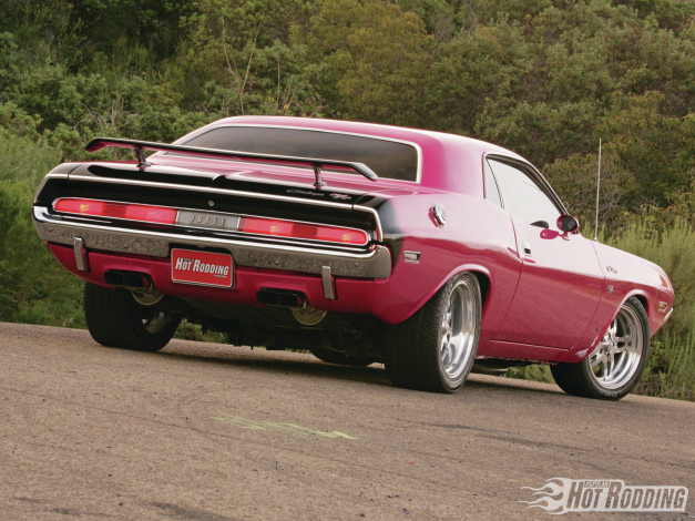 Обои картинки фото 1970, dodge, challenger, rt, автомобили