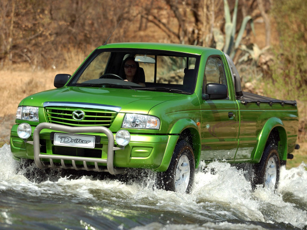 Обои картинки фото mazda, drifter, single, cab, автомобили