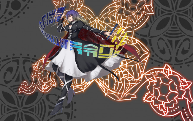 Обои картинки фото аниме, touhou, девушка, магия, ведьма