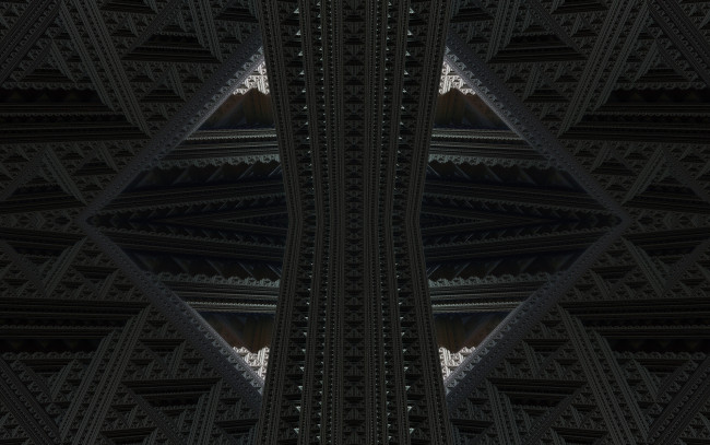 Обои картинки фото 3д, графика, fractal, фракталы, симметрия