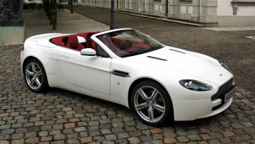 обоя aston, martin, v8, vantage, roadst, автомобили, элитные, великобритания, ltd