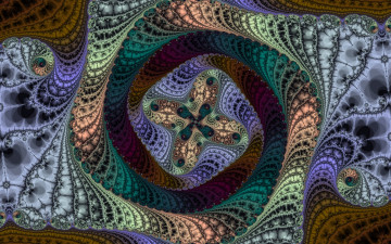 Картинка 3д графика fractal фракталы фон узор цвета