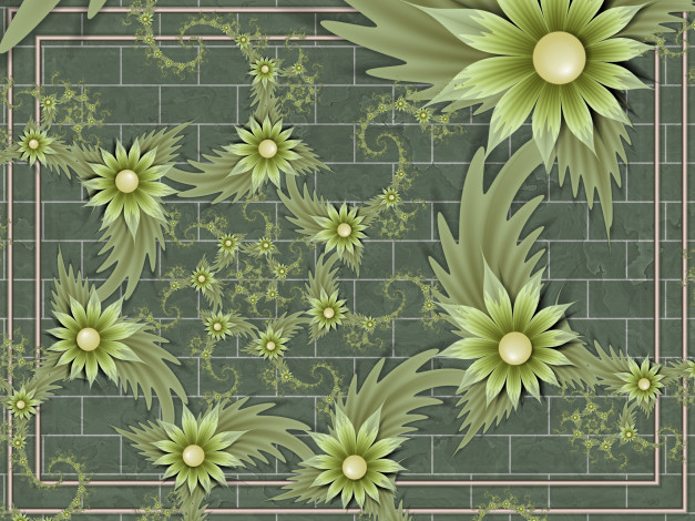 Обои картинки фото 3д, графика, flowers, цветы, фон, узор, цвета, лепестки