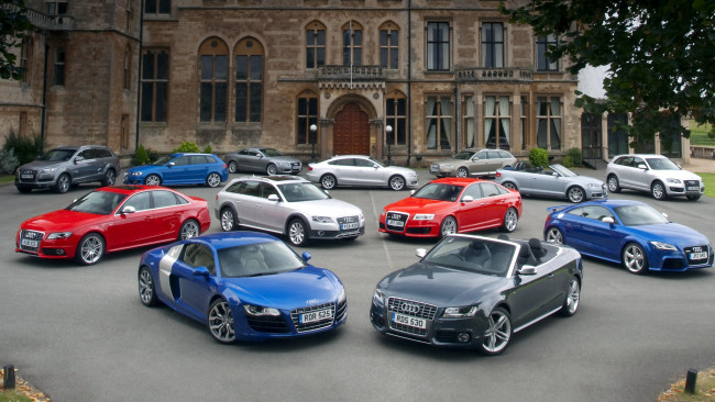 Обои картинки фото audi, mixed, автомобили, концерн, volkswagen, group, германия, легковые, ag