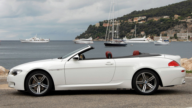 Обои картинки фото bmw, m6, cabrio, автомобили, bayerische, motoren, werke, ag, германия