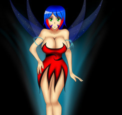 Картинка рисованные люди взгляд девушка