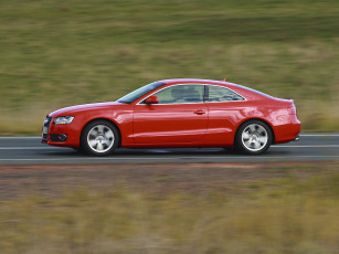 Картинка автомобили audi 2-0t a5 quattro красный au-spec coup