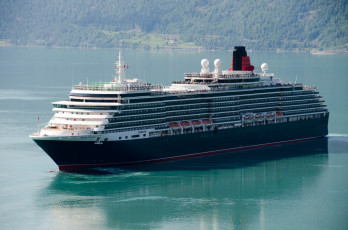 Картинка queen+victoria корабли лайнеры лайнер круиз