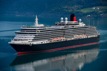 Картинка queen+victoria корабли лайнеры лайнер круиз