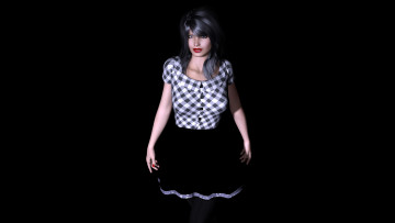 обоя harleigh, 3д графика, люди , people, взгляд, девушка