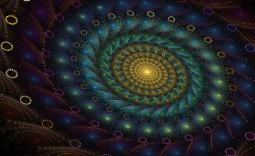 Картинка 3д+графика фракталы+ fractal узор фон цвета